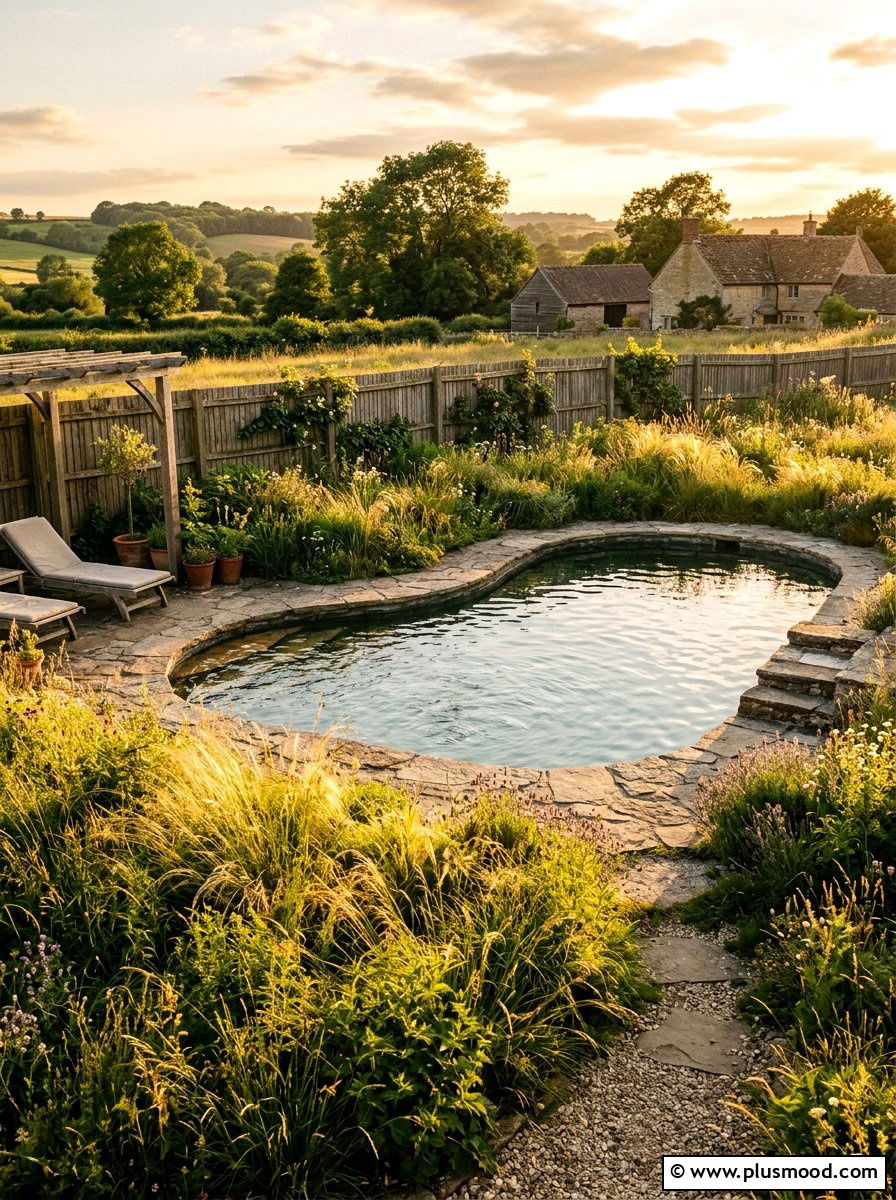 25 Pool Landscaping Ideas With Grass for Fresh Backyard Style