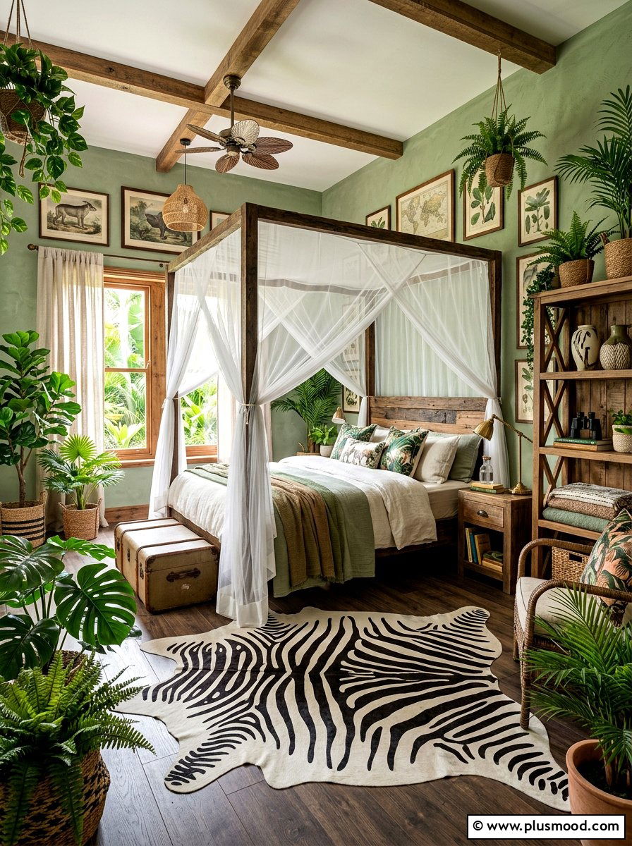 Safari Jungle Bedroom - 25 summer girls bedroom ideas