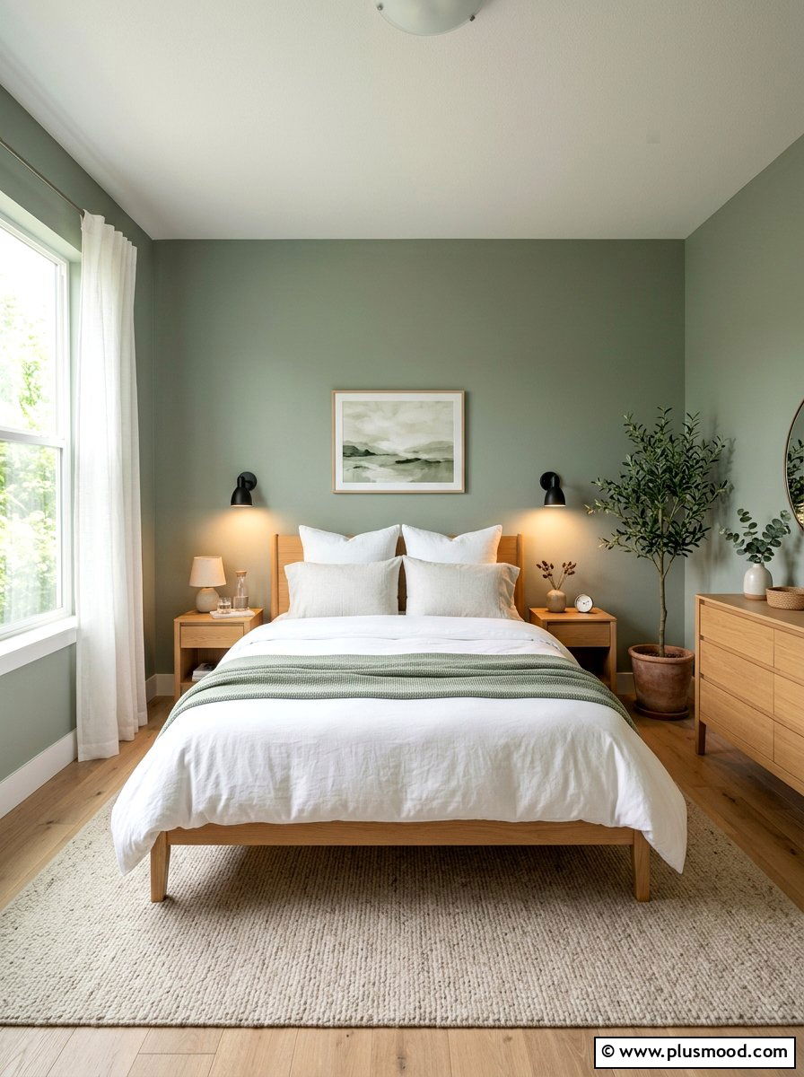 Sage Green Bedroom - 25 small summer bedroom ideas