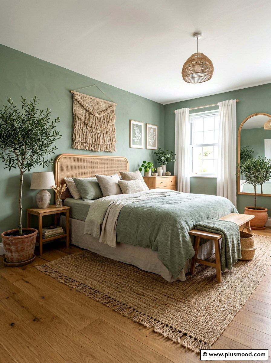 Sage Green Bedroom - 25 summer bedroom color ideas