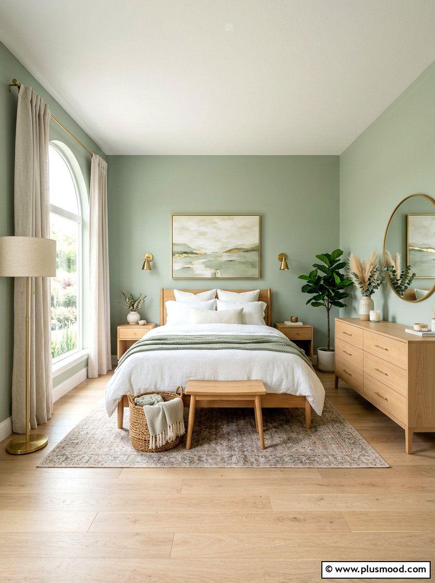 Sage Green Bedroom - 25 summer bedroom decor ideas