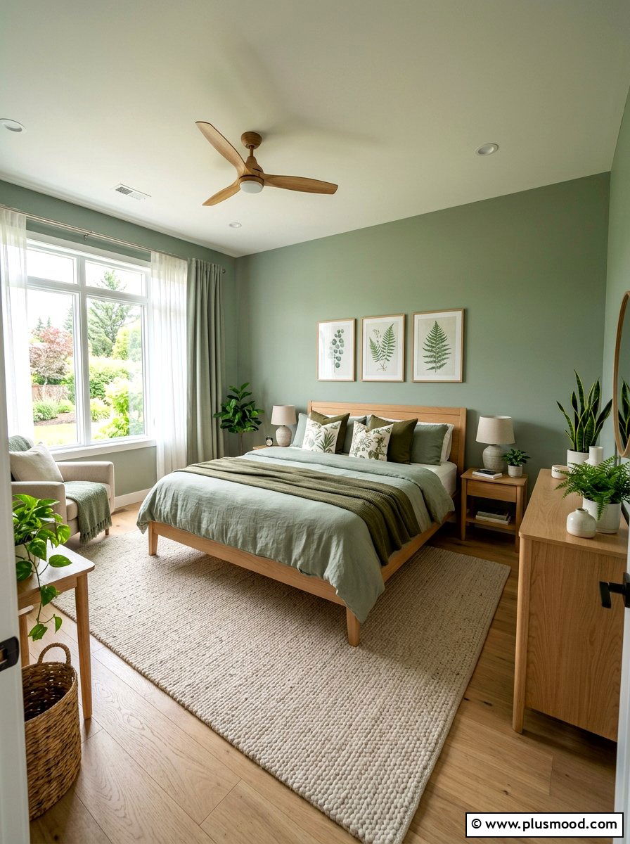 Sage Green Bedroom - 25 summer bedroom ideas