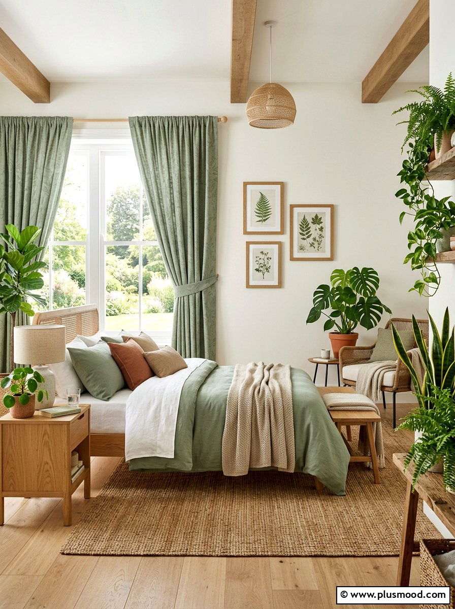 Sage Green Curtains - 25 summer curtains ideas for bedroom