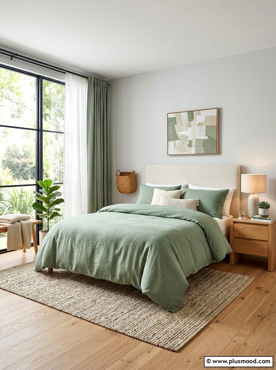 Sage Green Decor - 25 late summer bedroom ideas