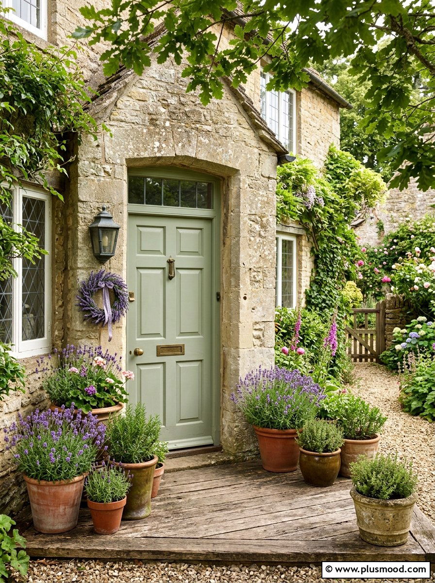 Sage Green Front Door - 25 summer front door color ideas