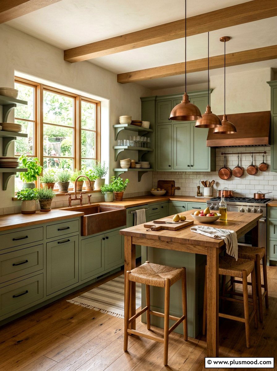Sage Green Kitchen - 25 summer kitchen color ideas
