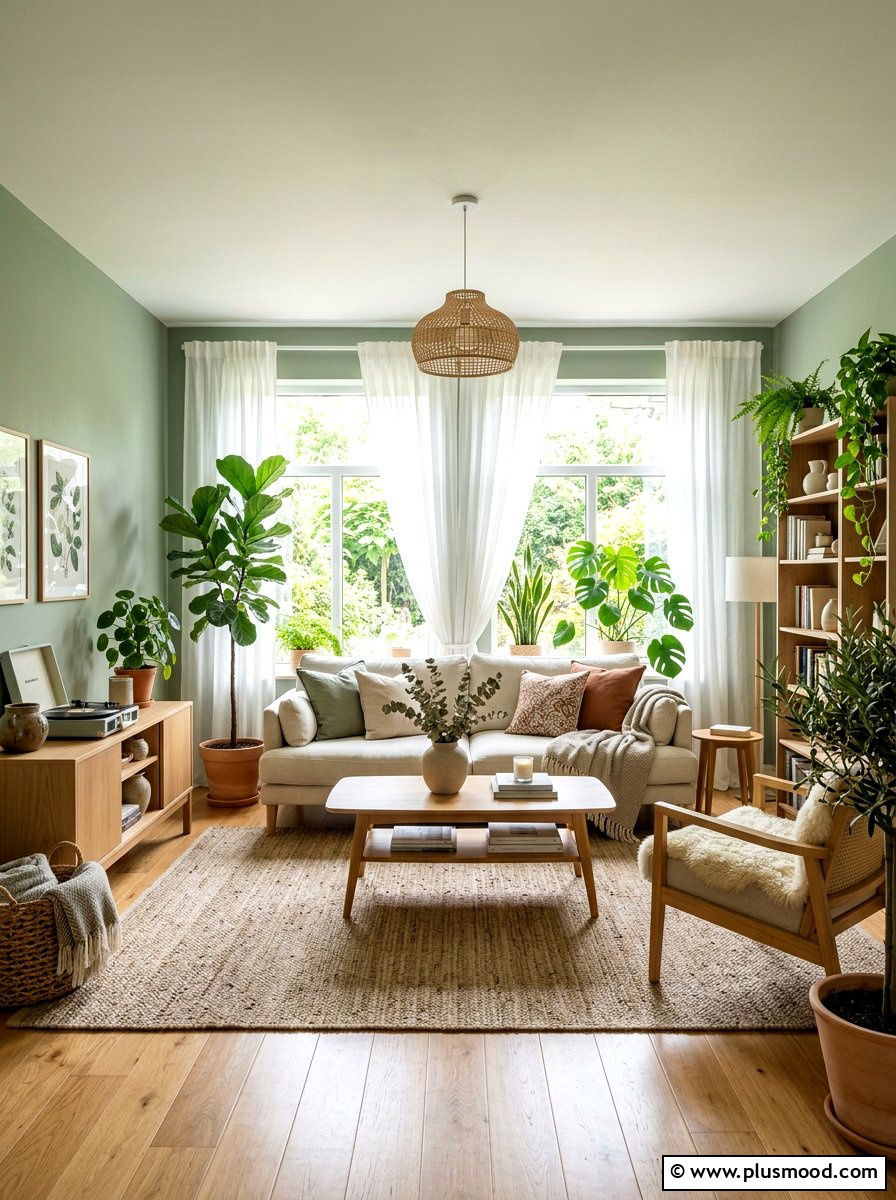 Sage Green Living Room - 25 modern summer living room ideas