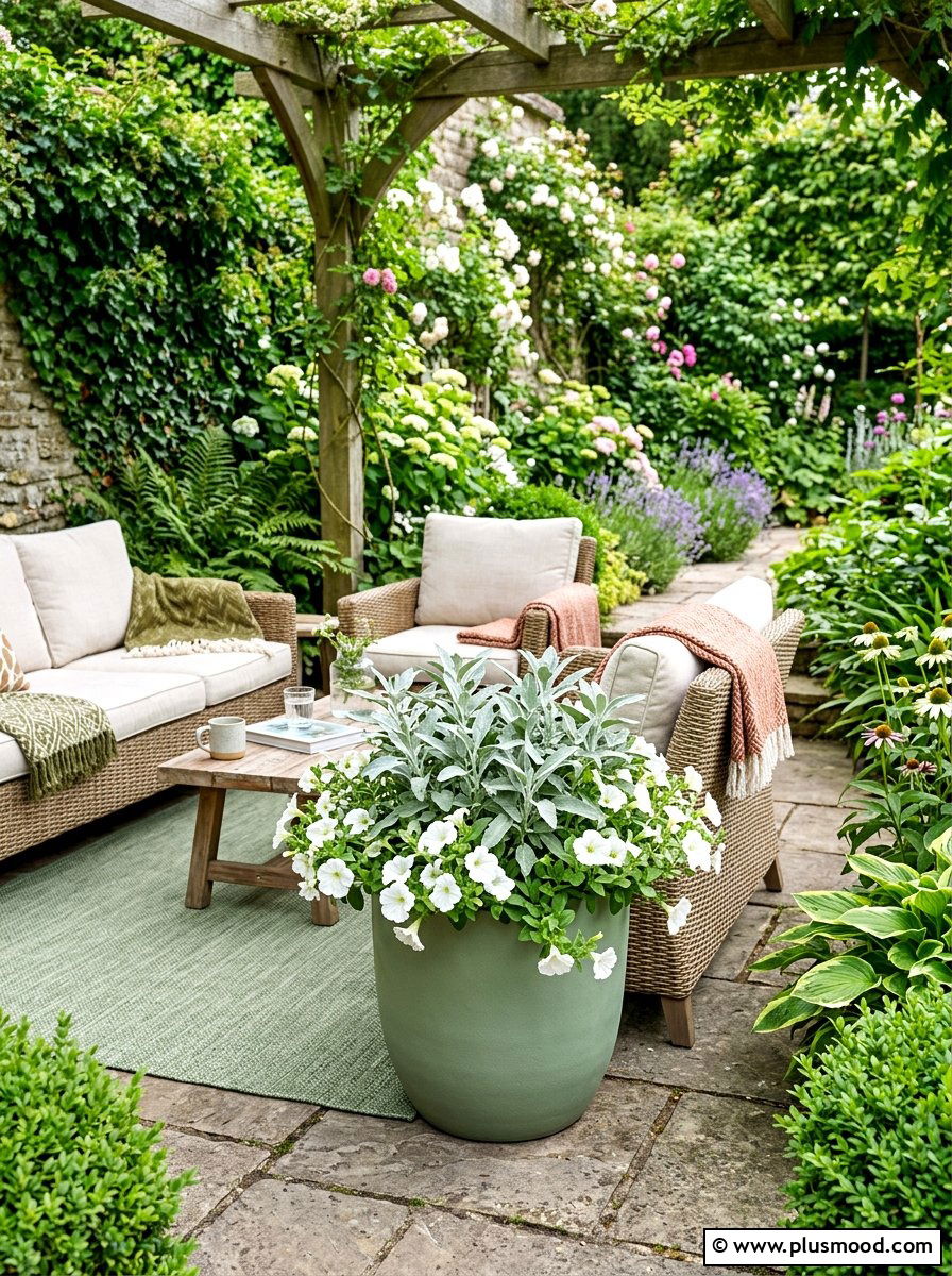 Sage Green Matte Planter - 25 summer modern planter ideas