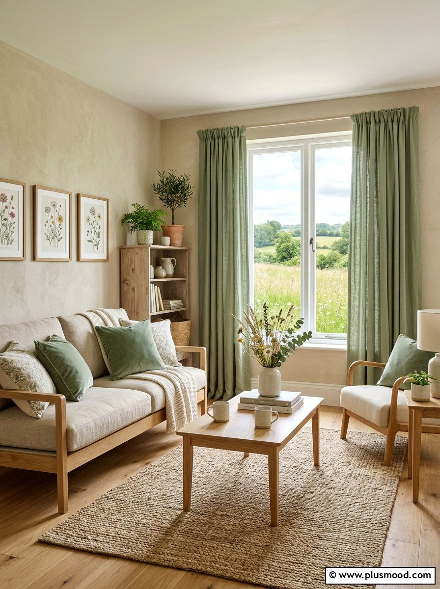 Sage Green Palette Living Room - 25 summer decor ideas for beige living room