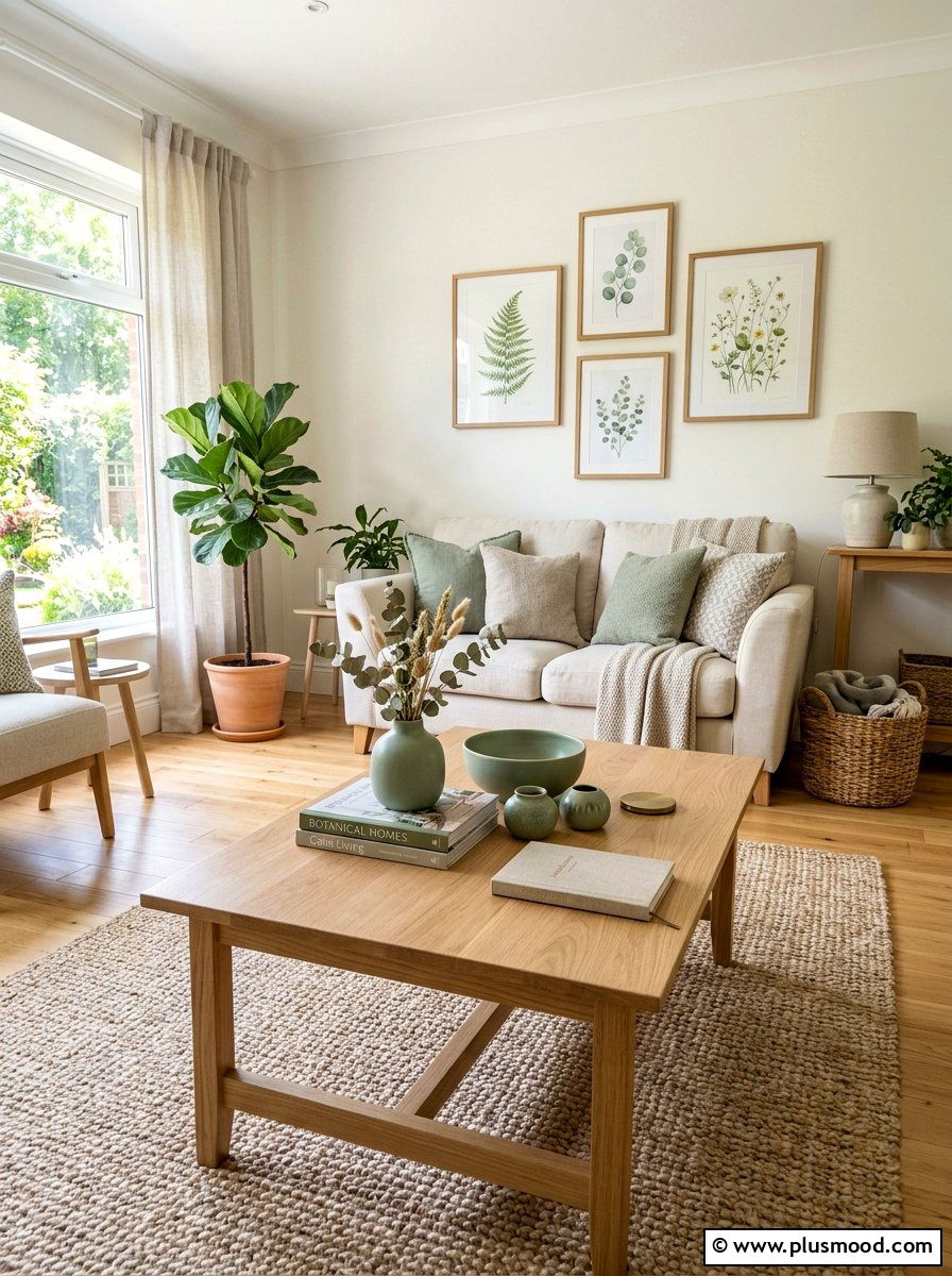 Sage Green Pottery - 25 summer coffee table styling ideas for living room