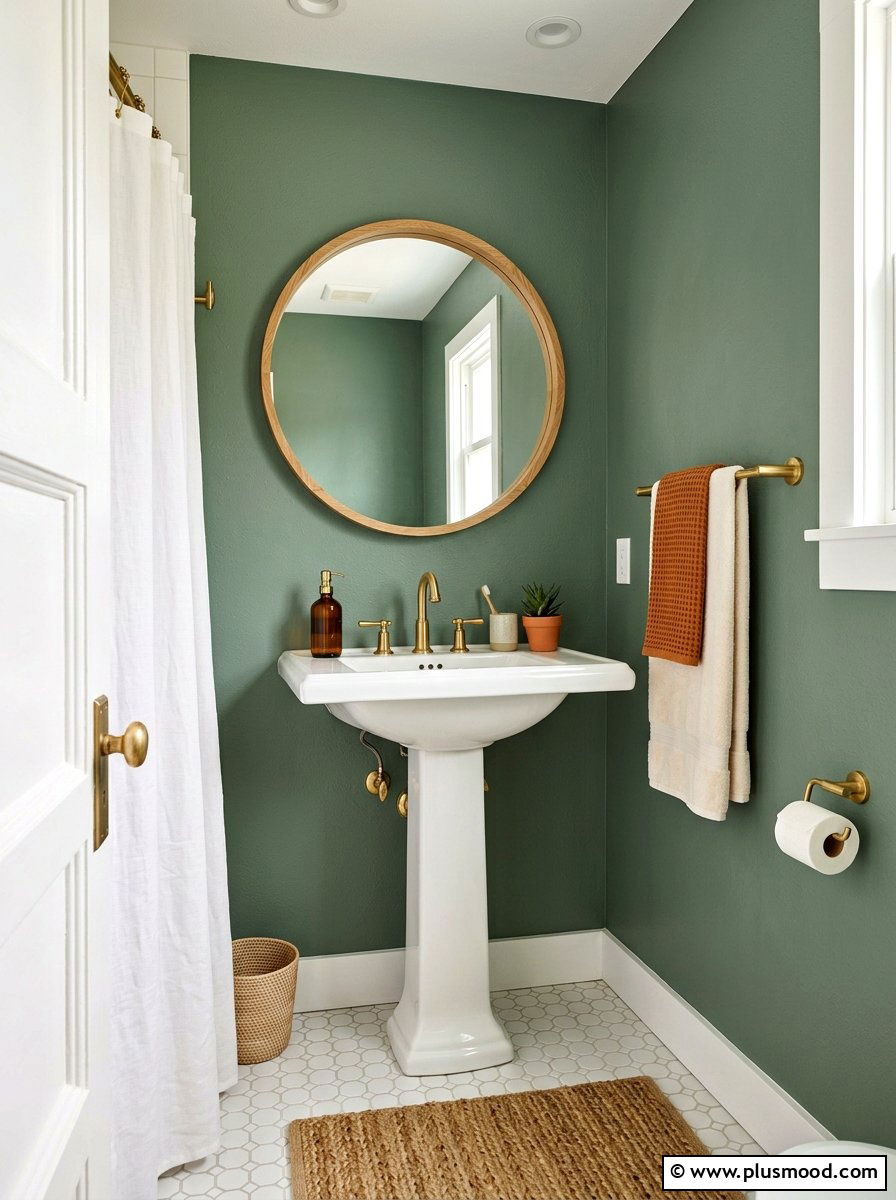 Sage Green Walls - 25 easy summer home decor ideas