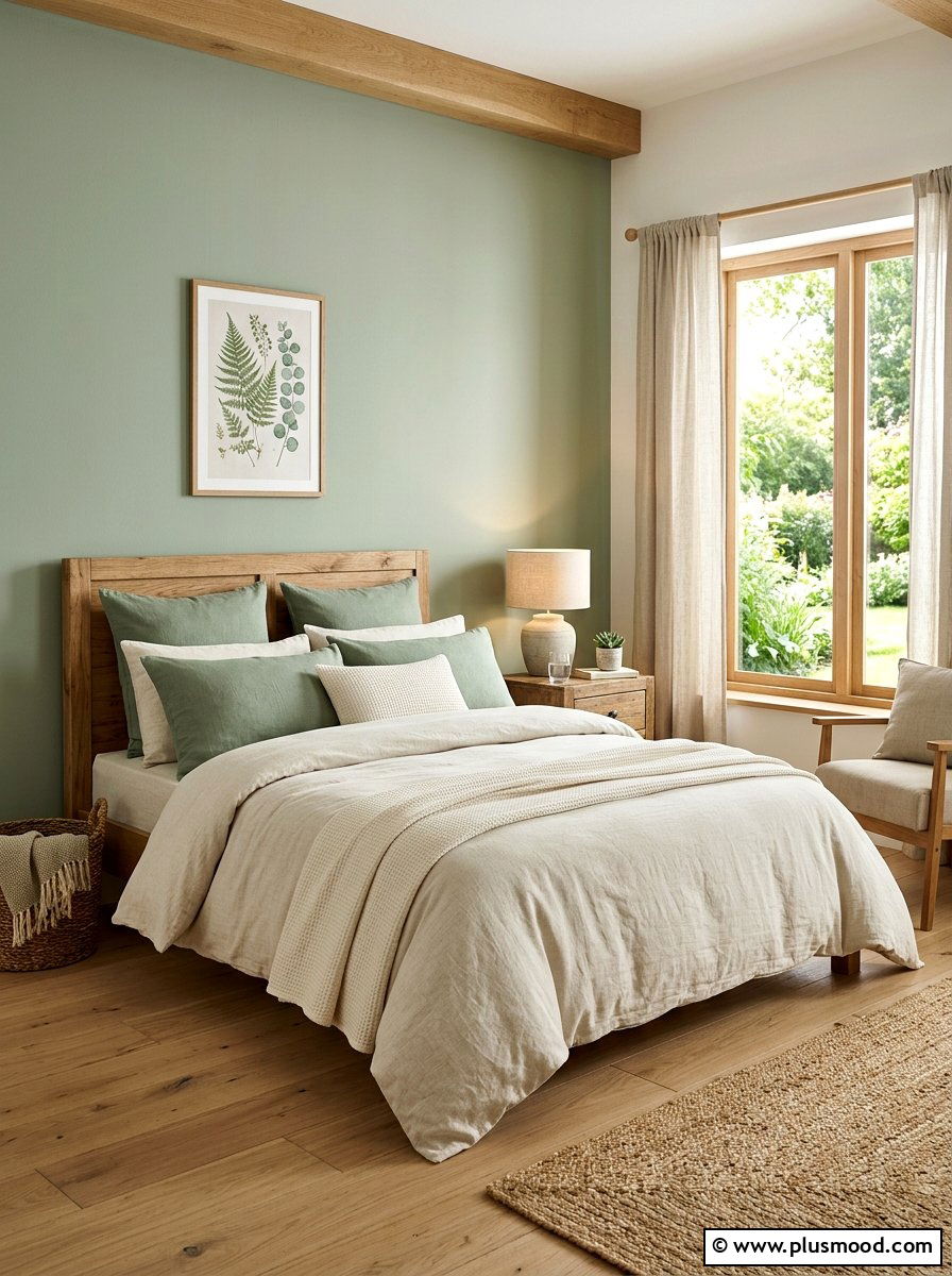 Sage green linen pillows - 25 summer pillow ideas for bedroom