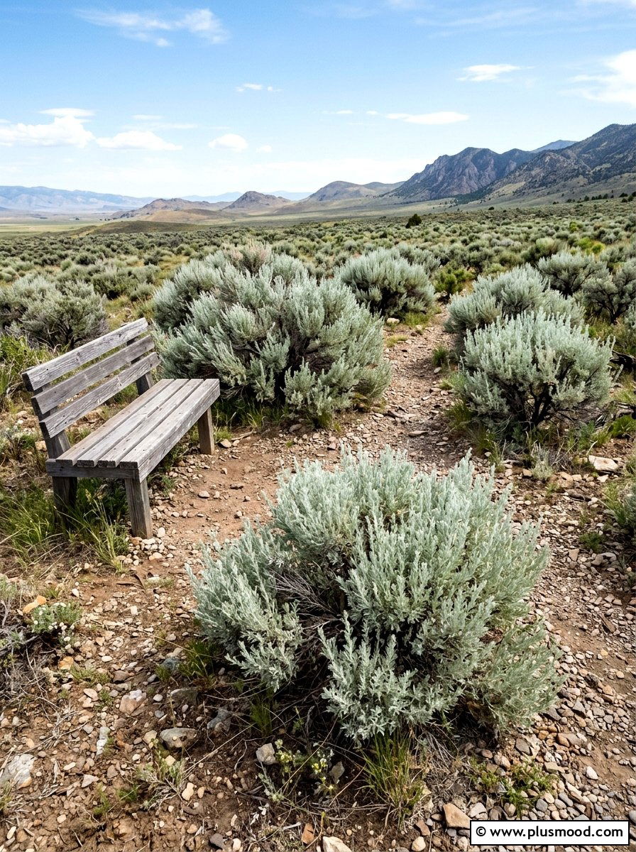Sagebrush Planting - 25 summer low water landscaping ideas