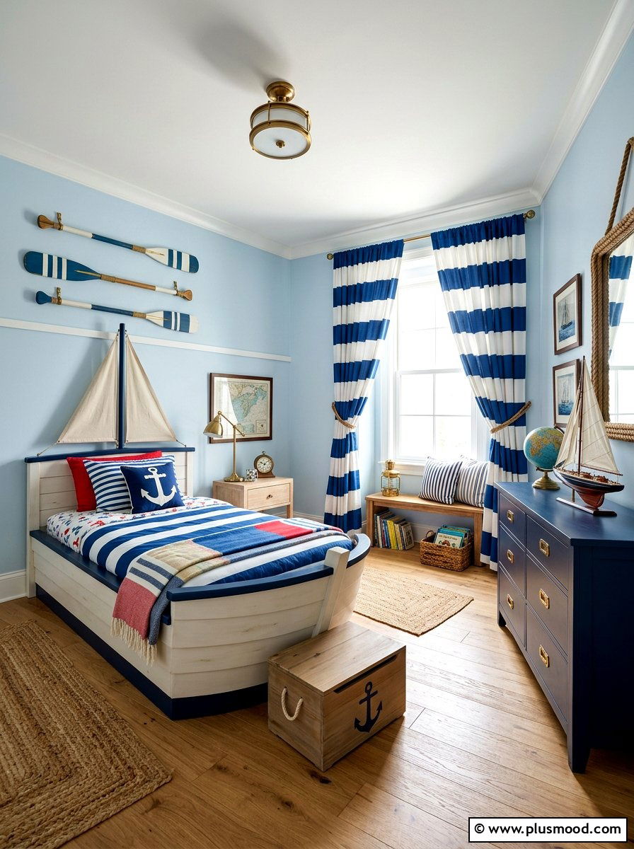 Sailboat Boys Bedroom - 25 summer boys bedroom ideas