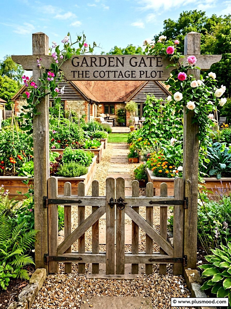 Saloon Style Gate - 25 summer garden gate ideas