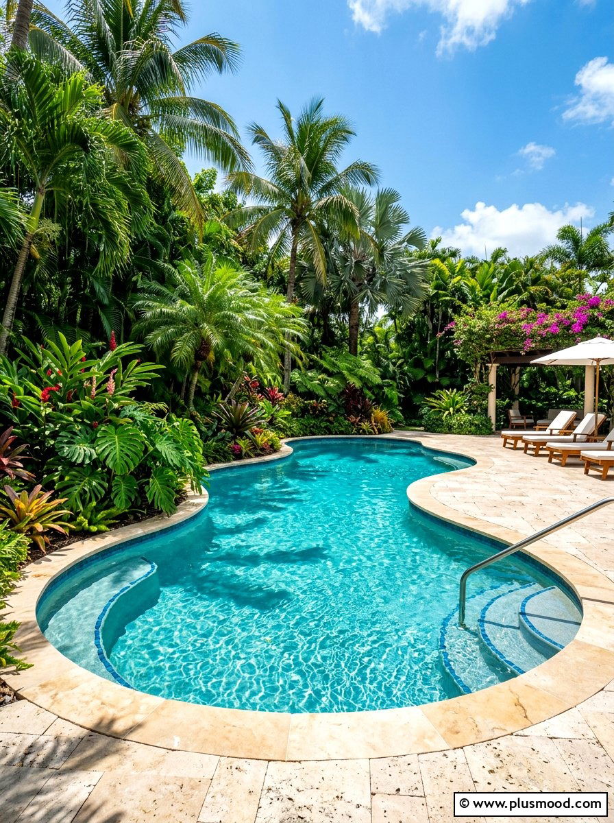 Saltwater Pool - 25 summer tropical pool ideas