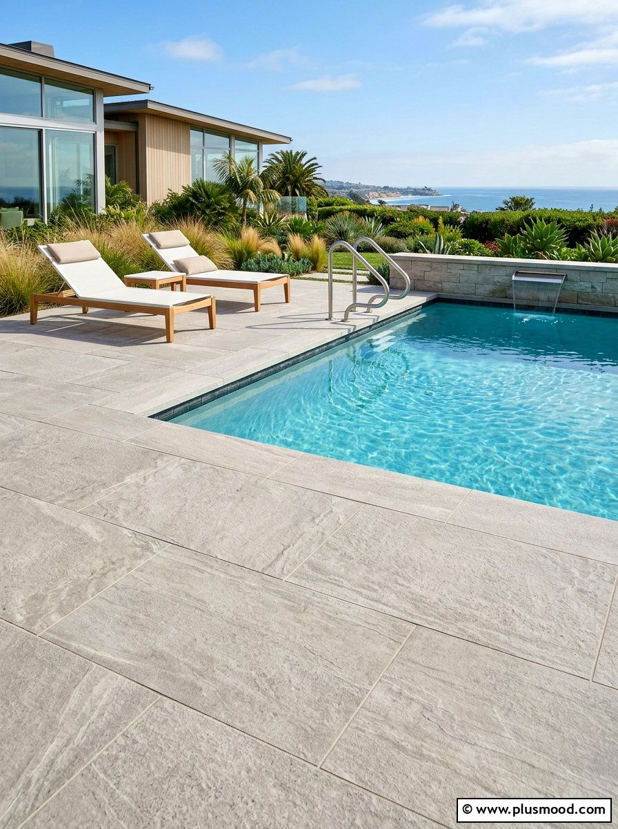 Saltwater pool pavers - 25 pool landscaping ideas with pavers