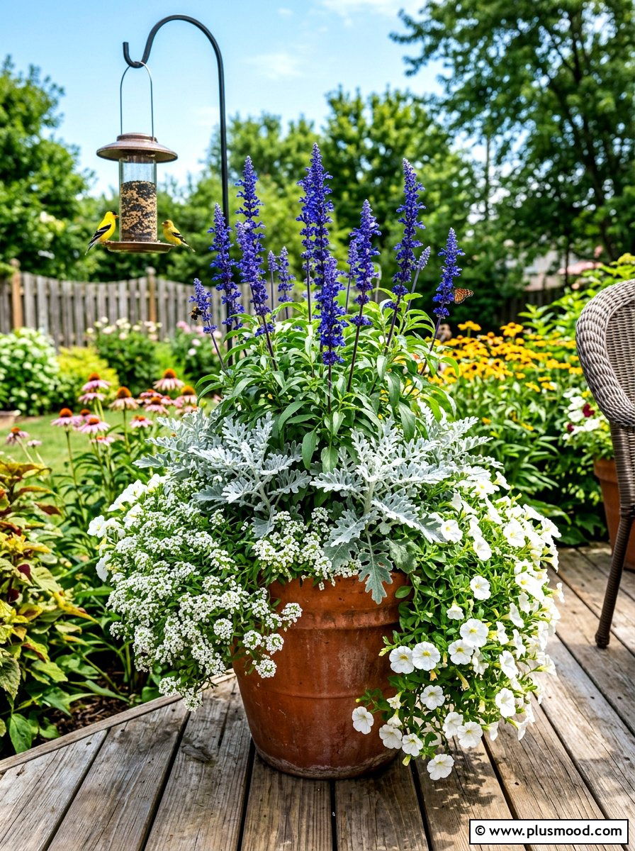 Salvia For Attracting Hummingbirds - 25 summer patio flower ideas