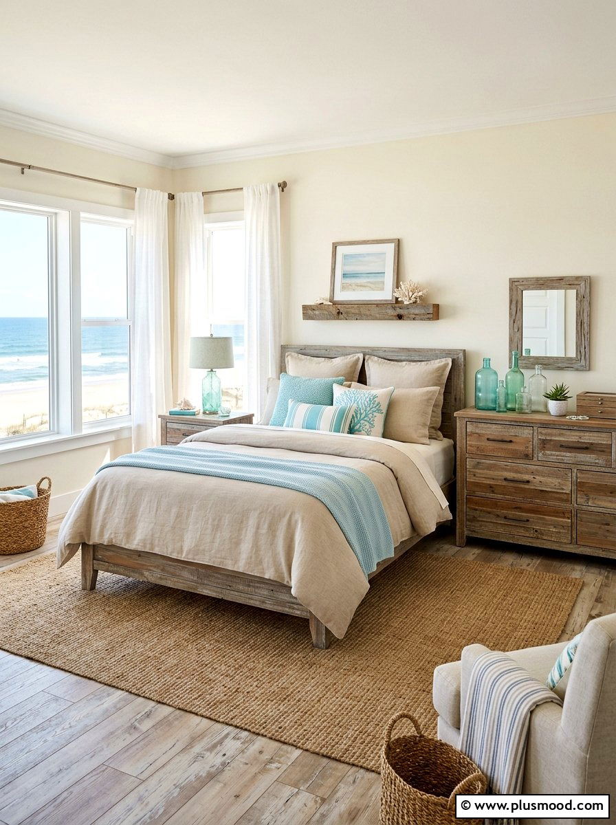 Sand Beige Linen Bedding - 25 summer bedding color ideas