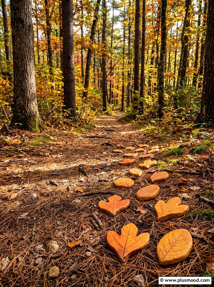 Sassafras leaf rock - 25 painted rock ideas with leaf impressions