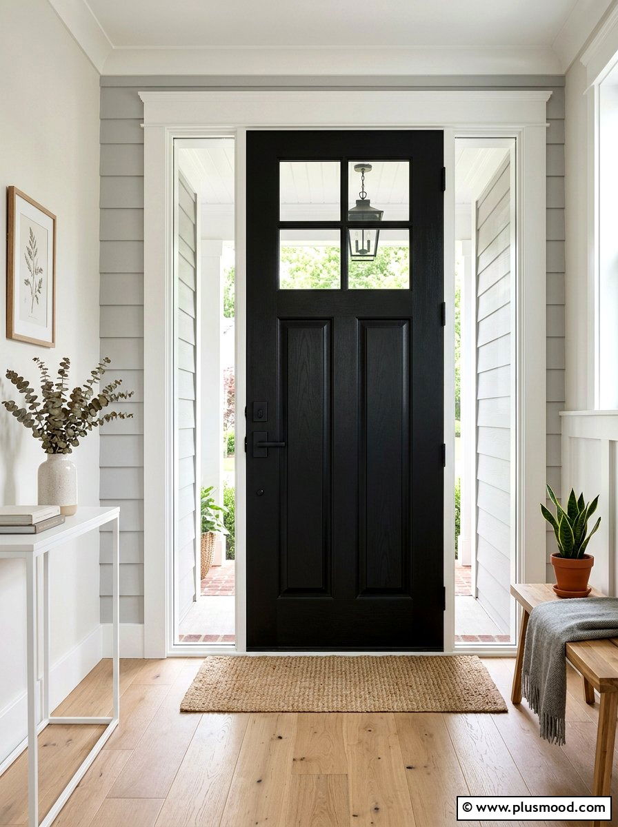 25 Summer Black Front Door Ideas for Bold Curb Appeal
