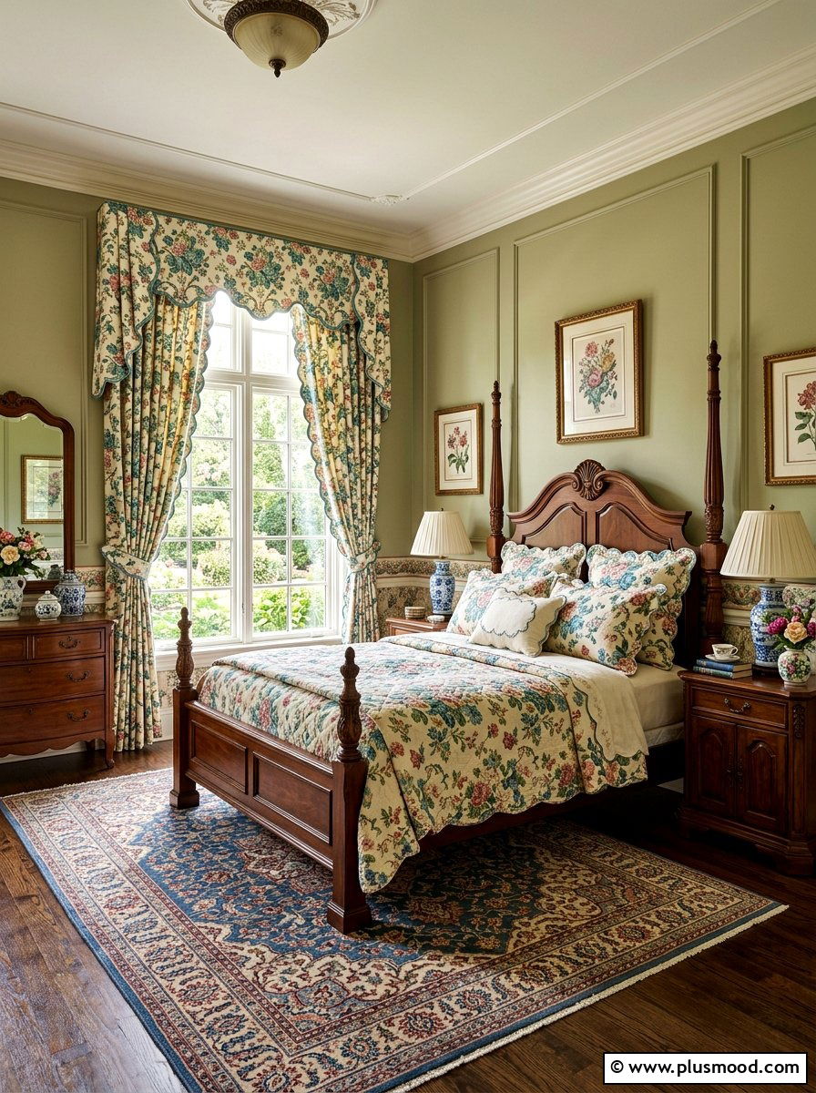 Scalloped Edge Curtains - 25 summer curtains ideas for bedroom