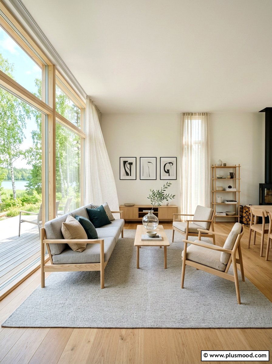 Scandi Style Summer Retreat - 25 summer living room makeover ideas