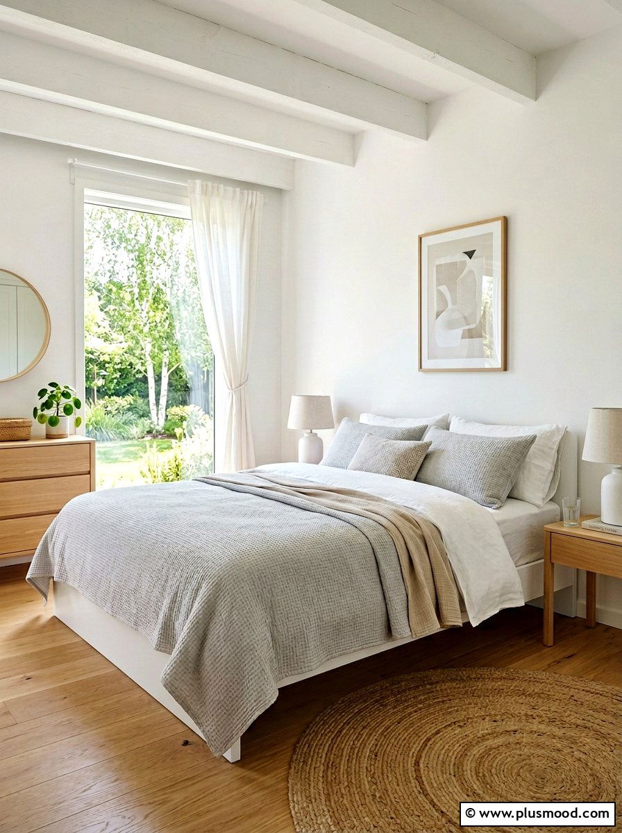 Scandi Summer Bedroom - 25 summer bed styling ideas
