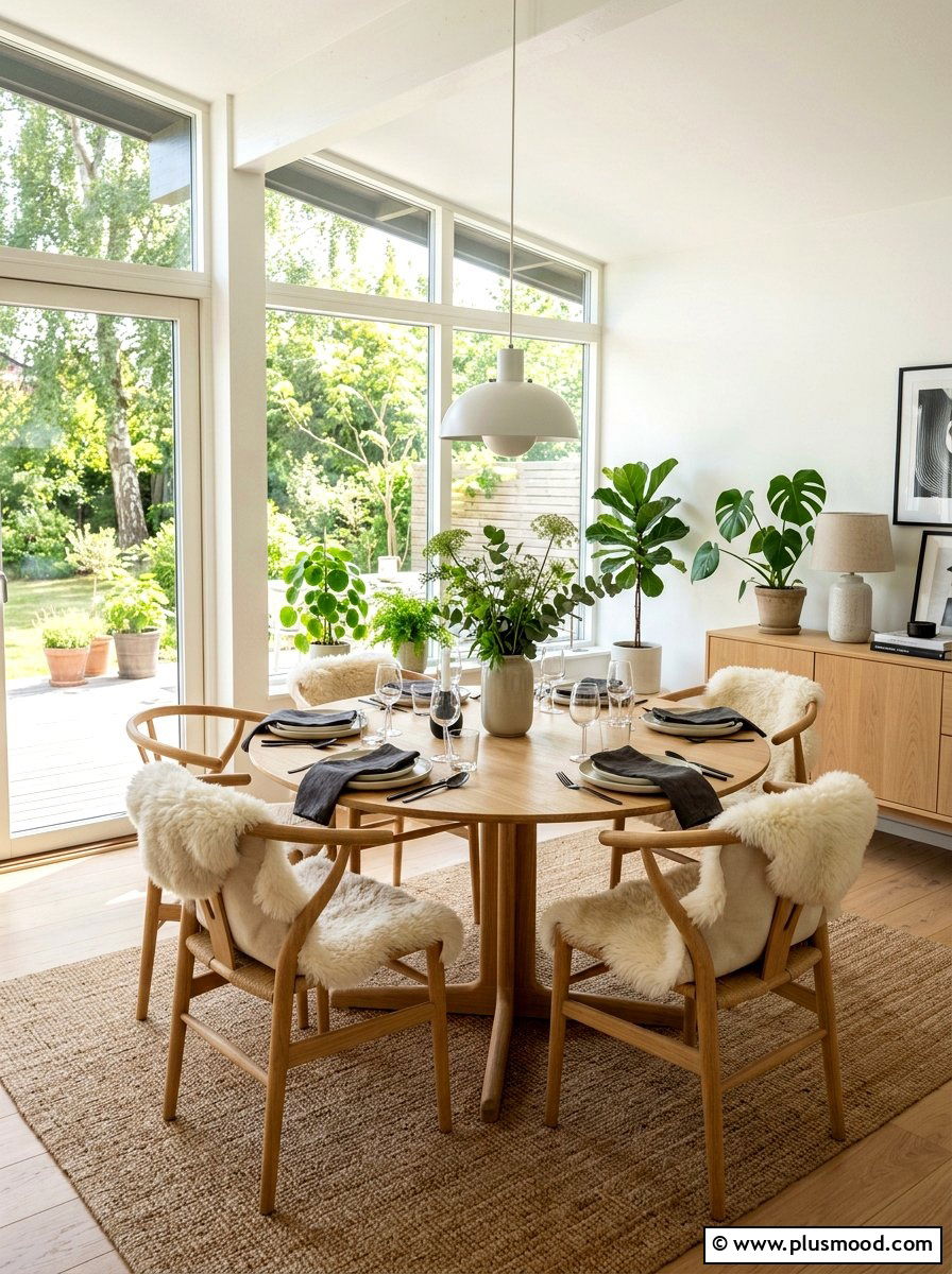 Scandi Summer Dining Room - 25 late summer dining room ideas