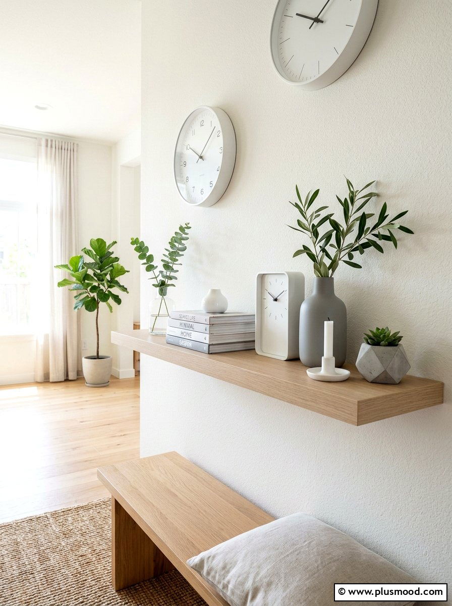Scandi summer shelf - 25 summer shelf decor ideas