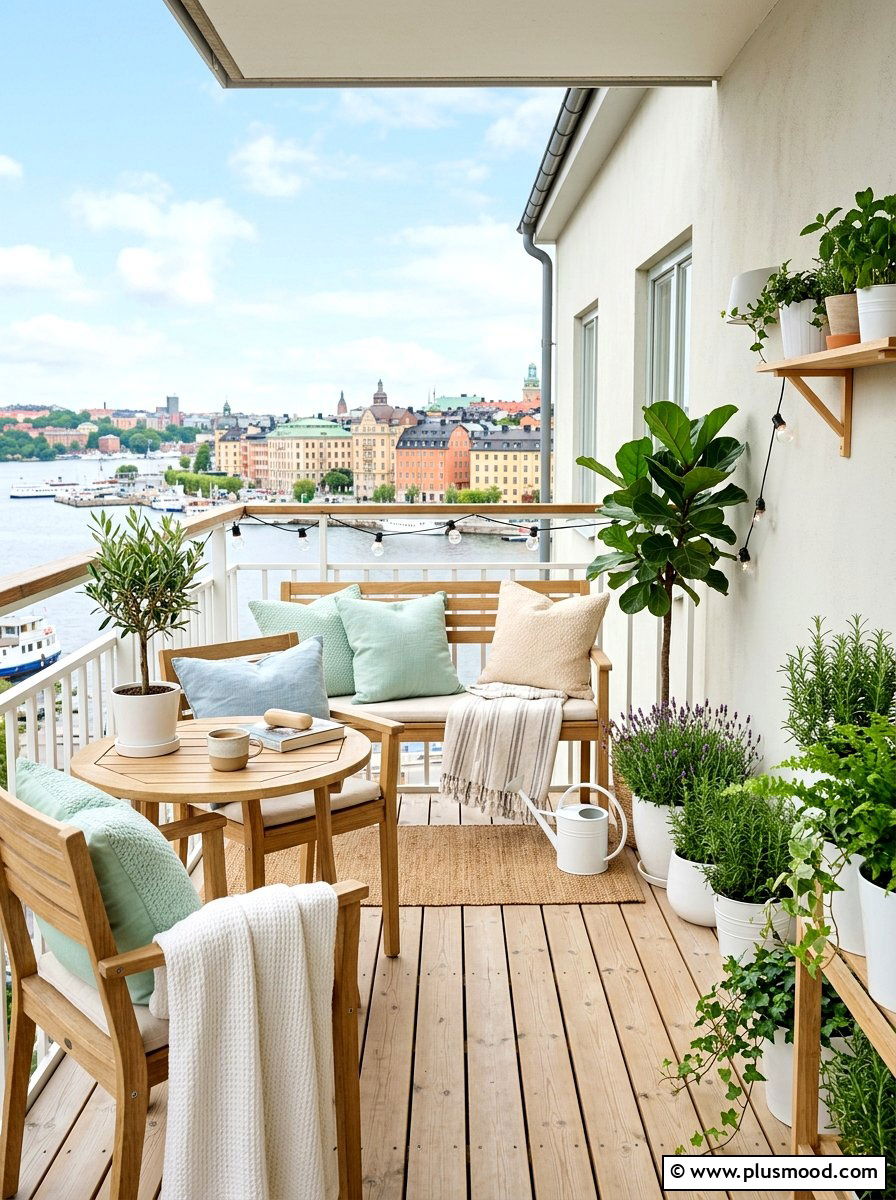 Scandinavian Balcony Look