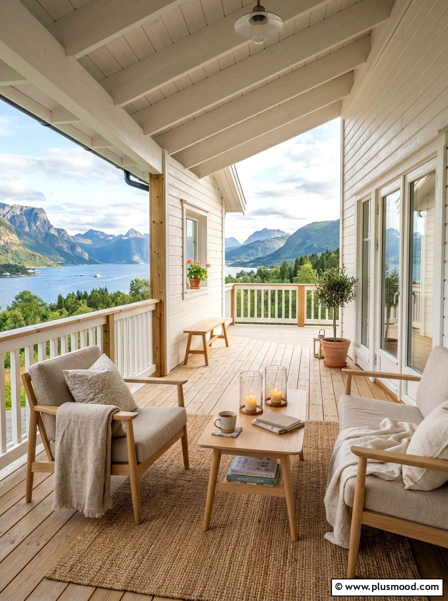 Scandinavian Cottage Porch Design - 25 summer cottage front porch ideas
