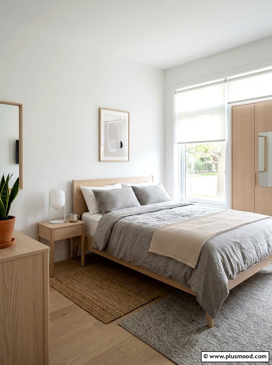 Scandinavian Minimalist Bedroom - 25 summer apartment bedroom ideas