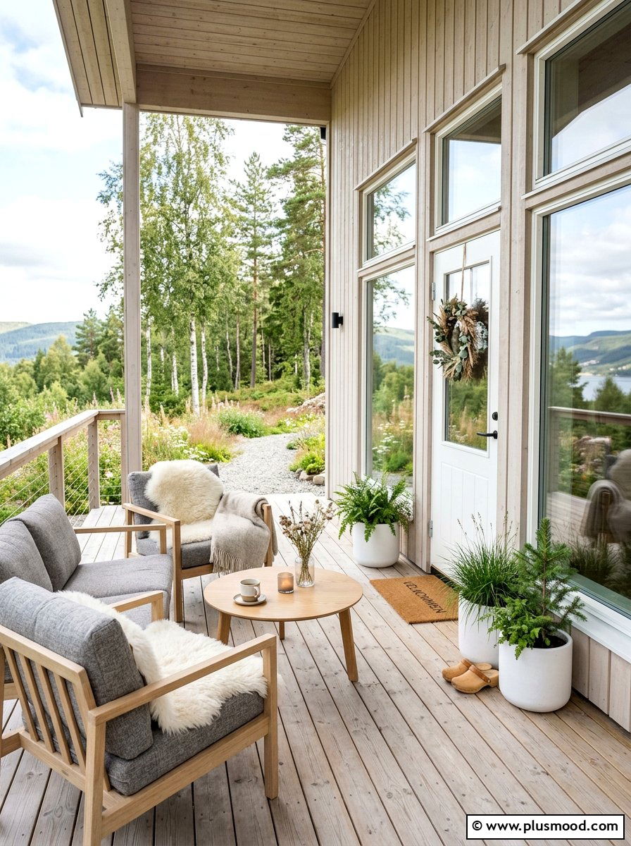 Scandinavian Style Front Porch - 25 summer front porch ideas