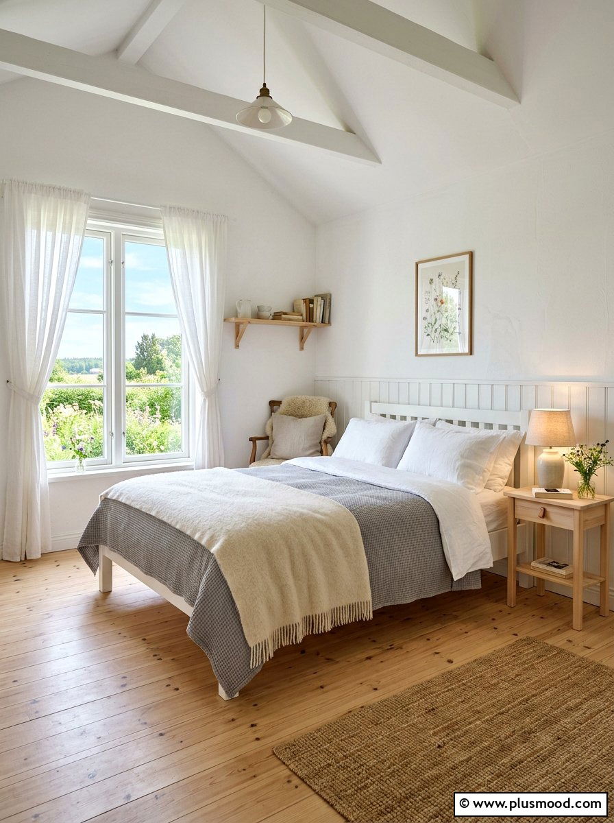 Scandinavian Summer Bedroom - 25 summer cottage bedroom ideas