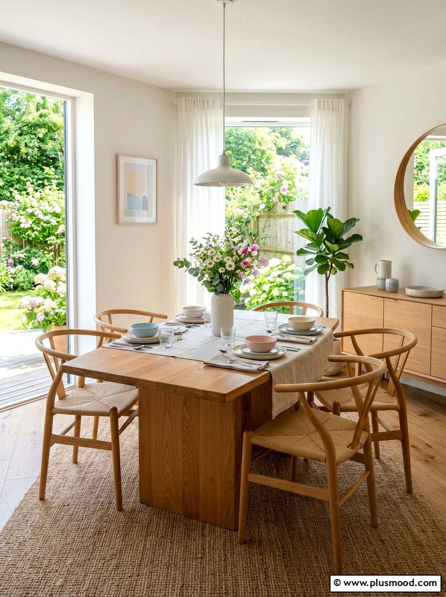 Scandinavian Summer Dining Room - 25 summer dining room ideas