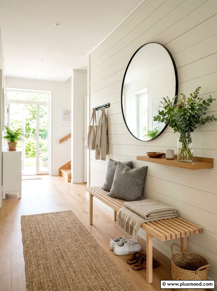 Scandinavian Summer Entryway Style - 25 summer seasonal entry decor ideas