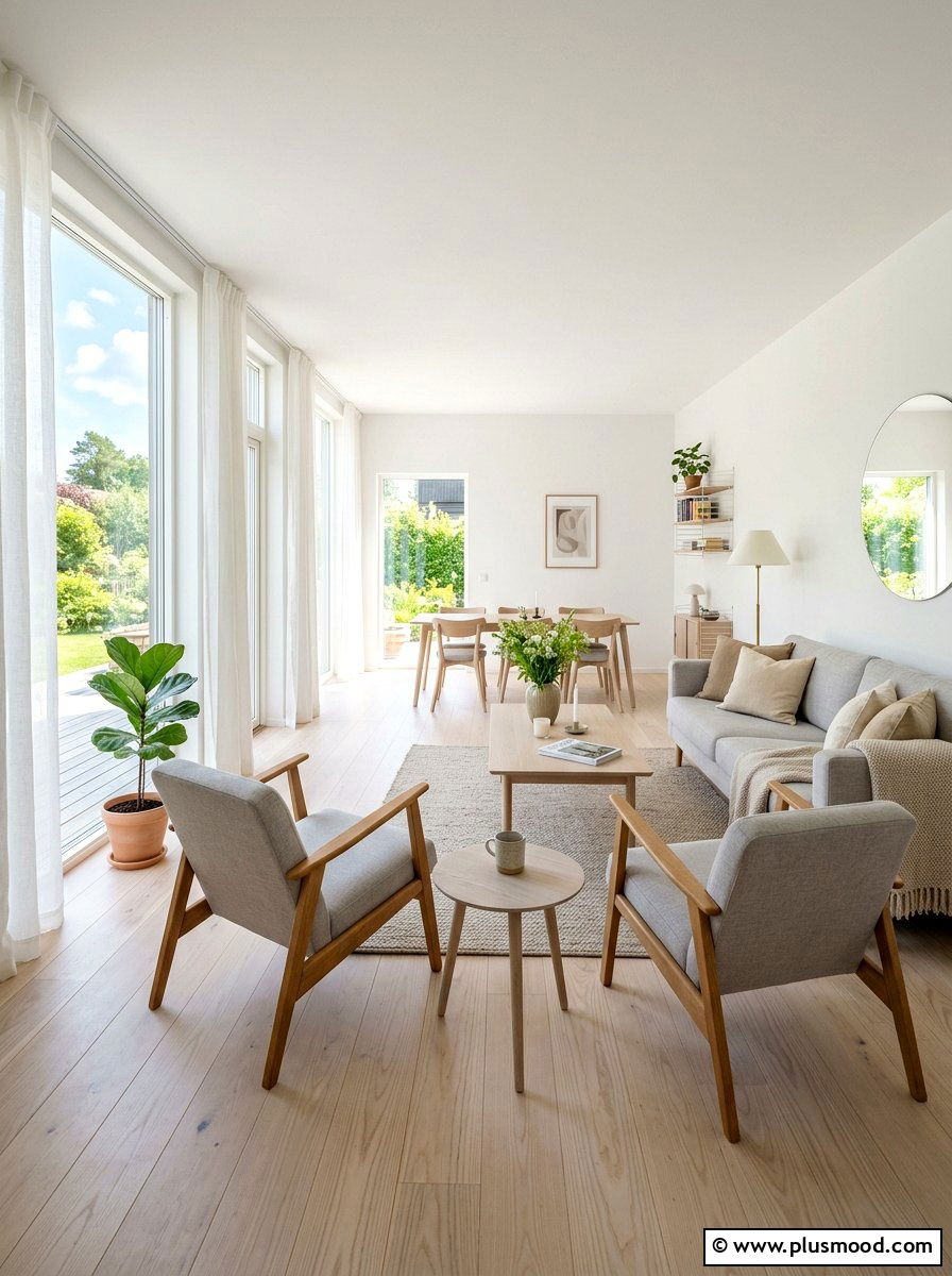Scandinavian Summer Living Room - 25 modern summer living room ideas