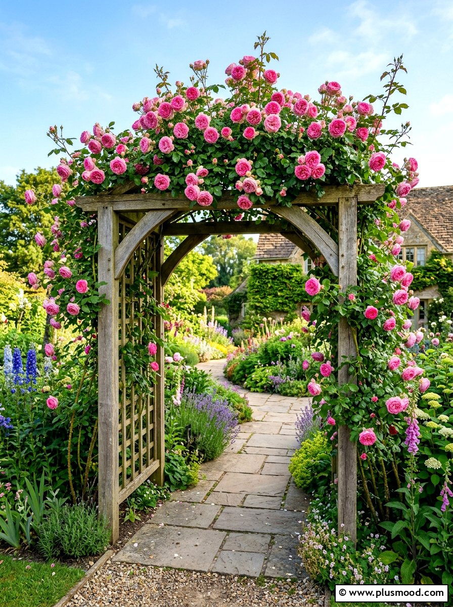 Scented Rose Trellis - 25 summer sensory garden ideas