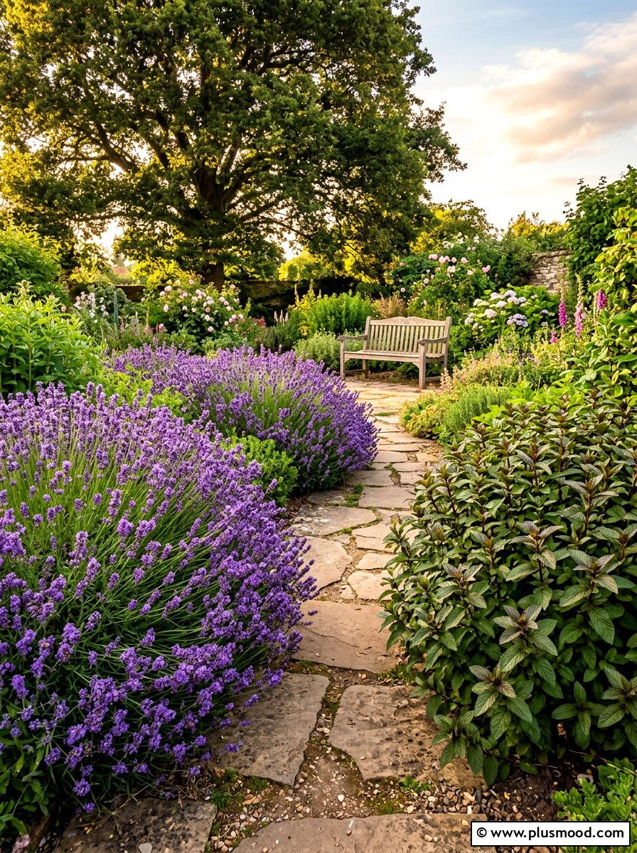 Scented herb garden - 25 summer herb garden ideas