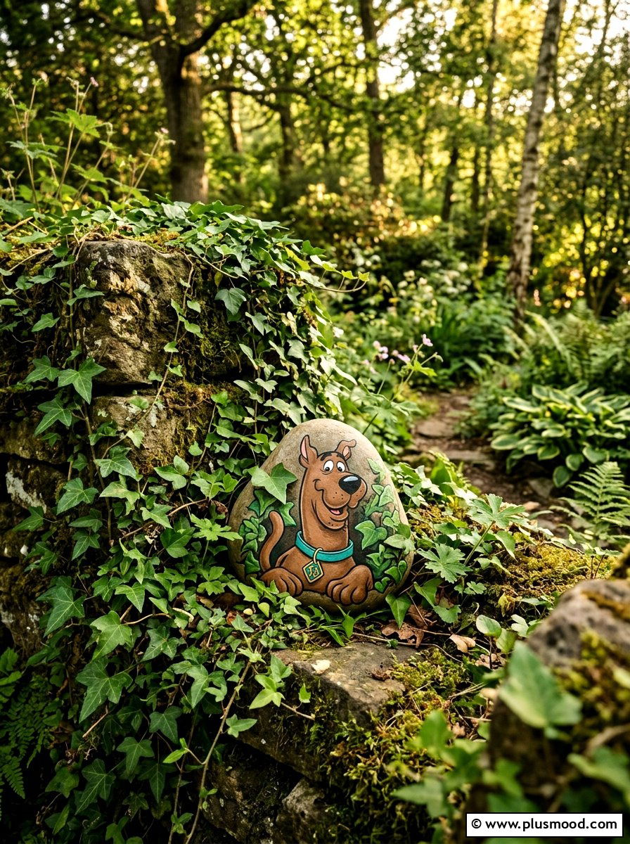 Scooby Doo Rock Painting - 25 painted rock ideas with cartoon characters