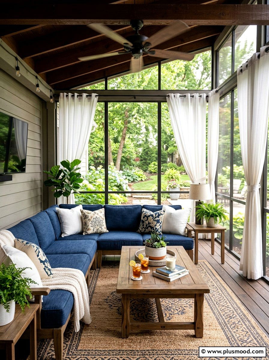Screened In Porch - 25 cozy summer porch ideas