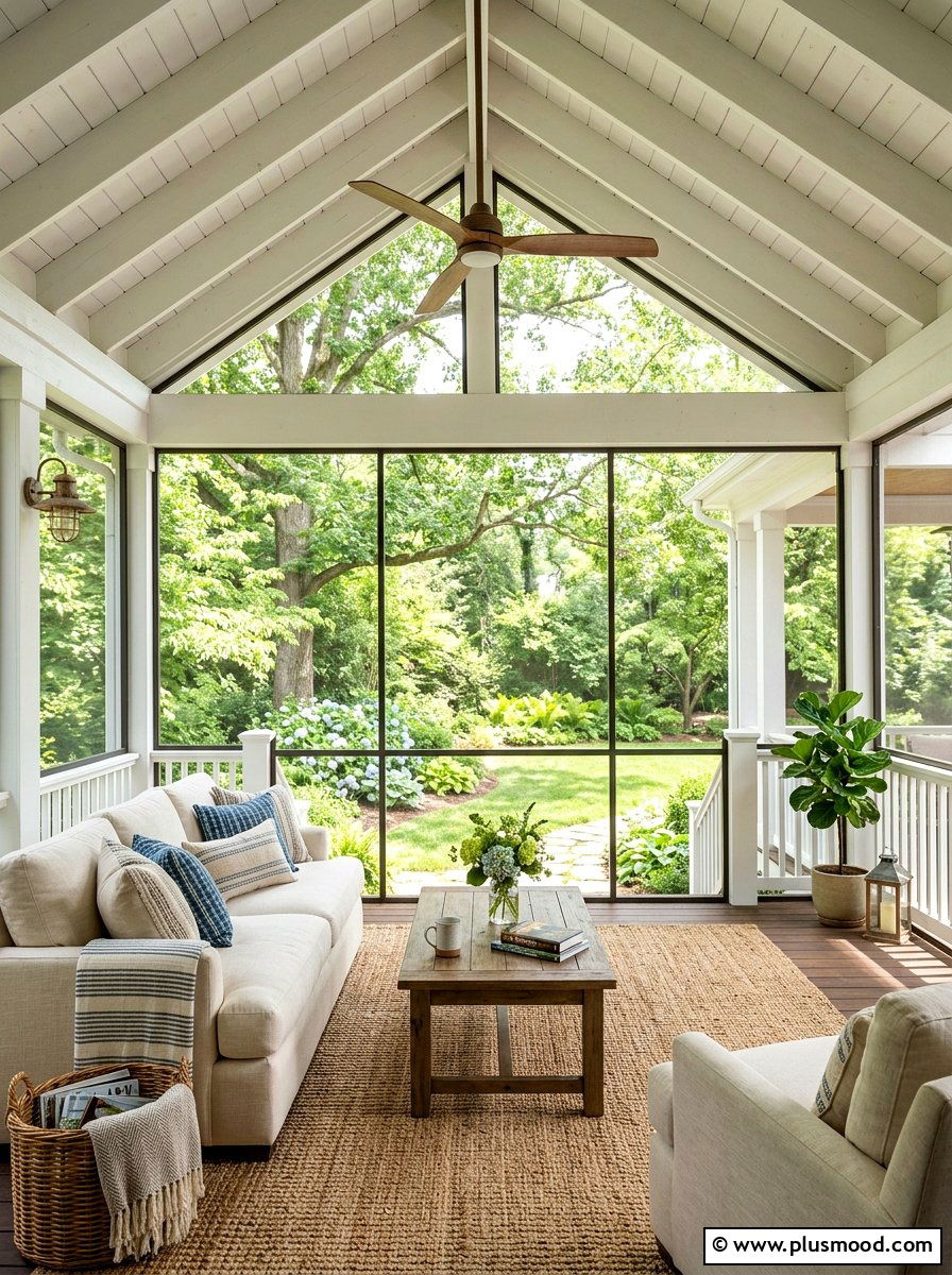 Screened In Porch - 25 summer backyard cooling ideas