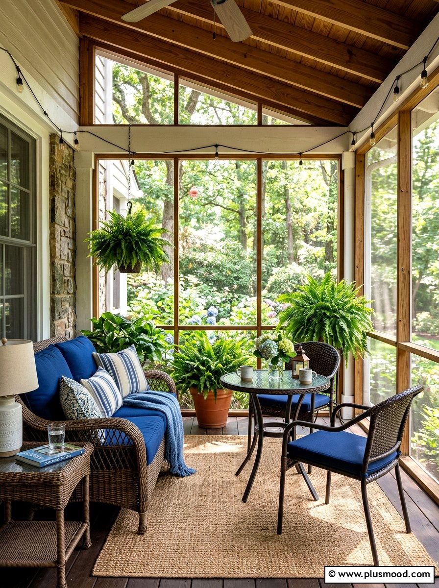 Screened Porch Furniture - 25 summer home decor ideas