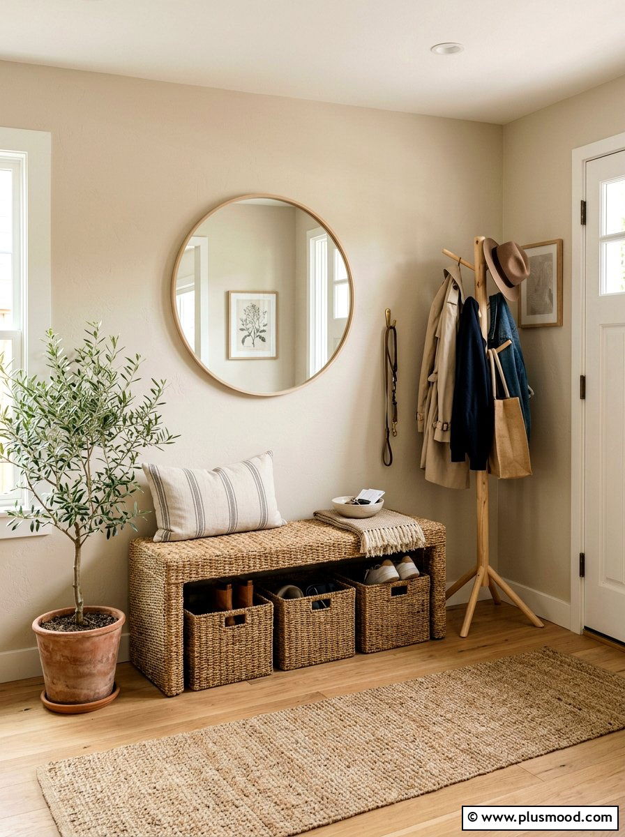 Seagrass Entryway Style - 25 summer natural texture decor ideas