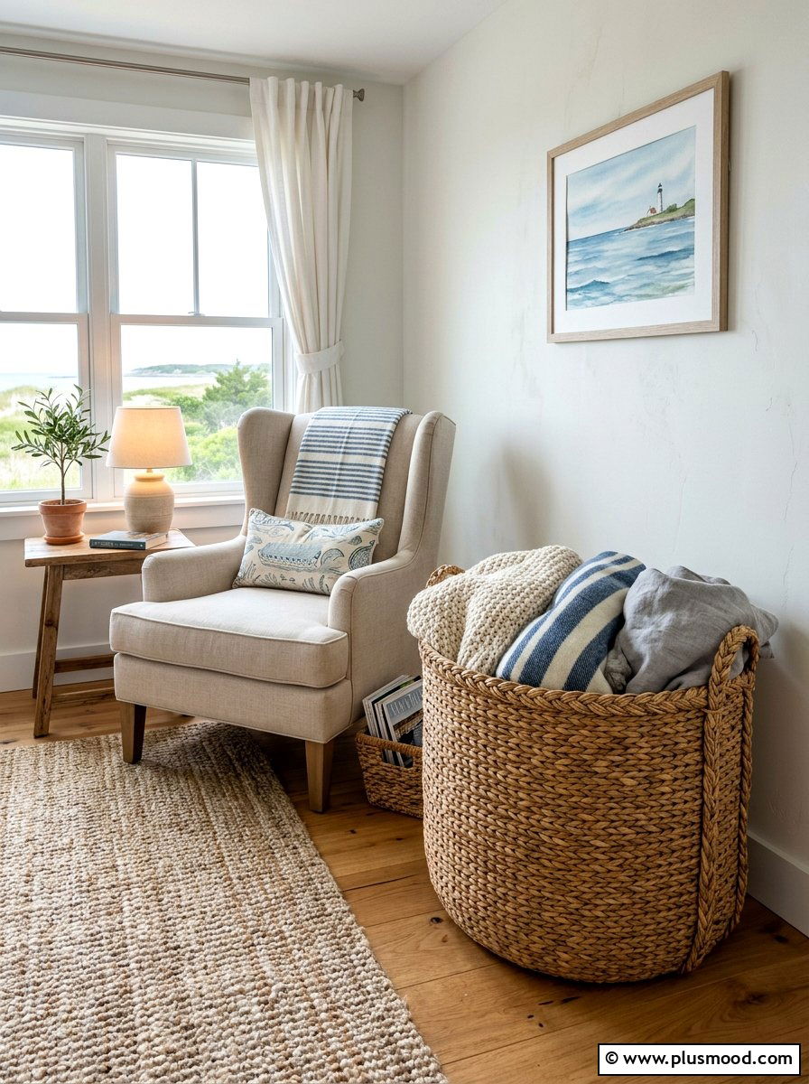 Seagrass storage basket