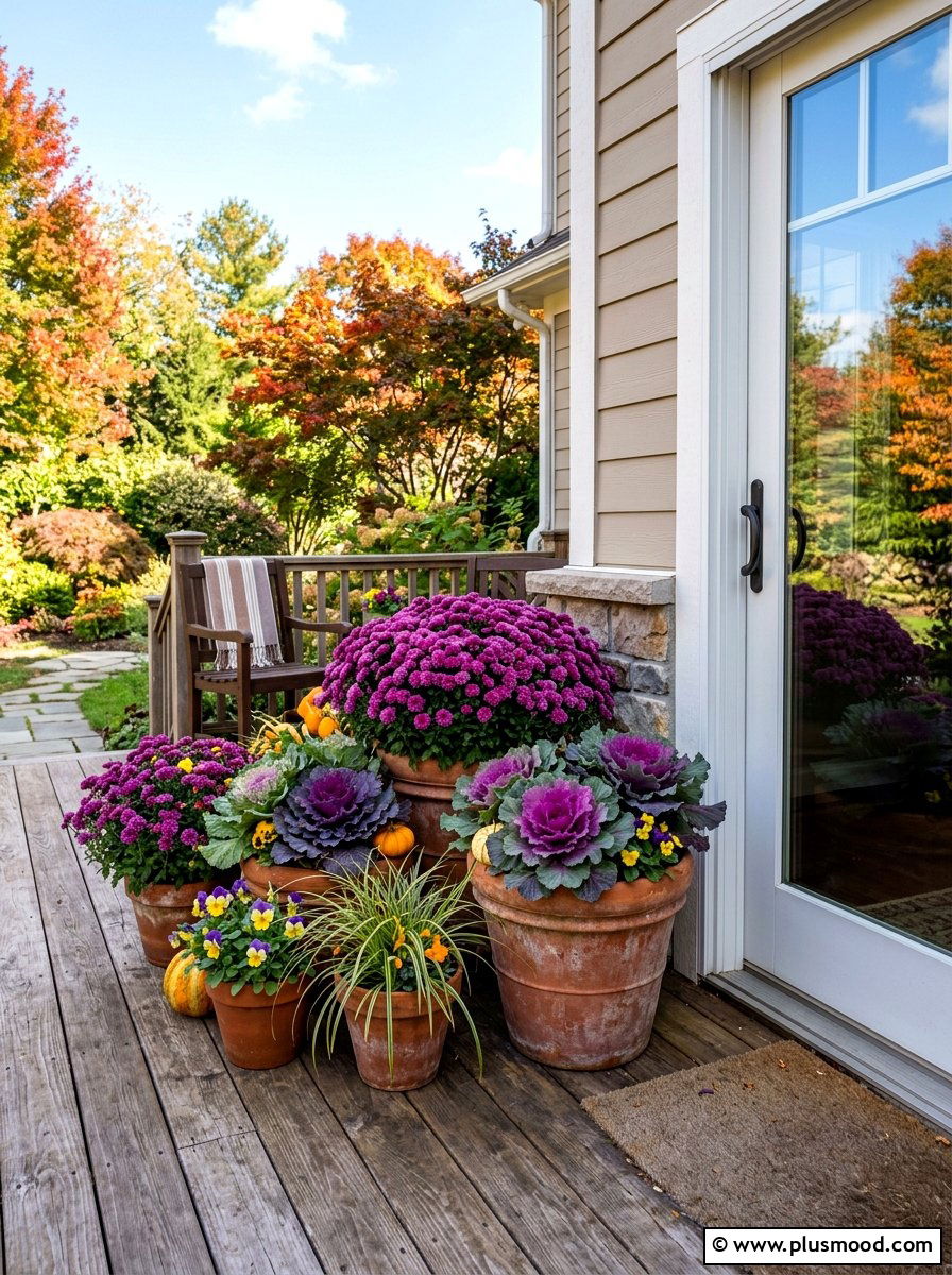 Seasonal container garden - 25 summer to fall outdoor entertaining ideas