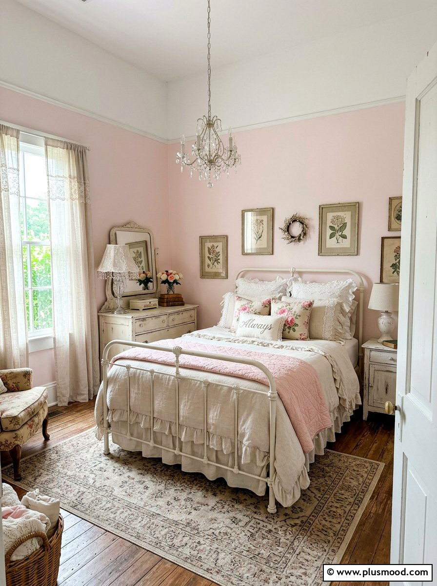 Shabby Chic Bedroom - 25 summer cottage bedroom ideas