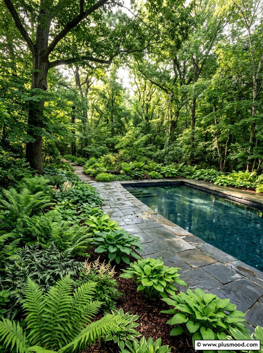 Shade Garden For Pools - 25 pool landscaping ideas with plants
