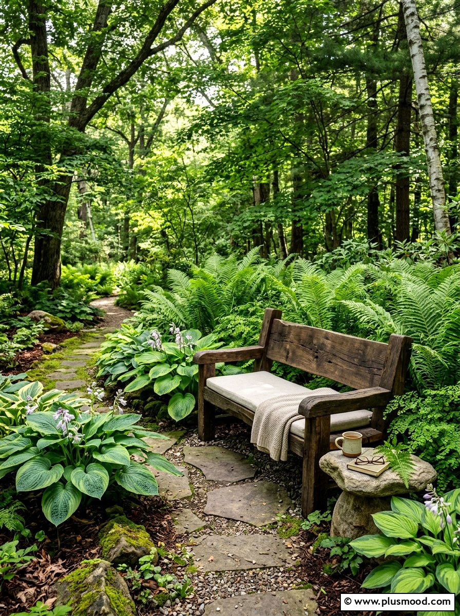 Shade Garden Seating Area - 25 summer shade garden ideas